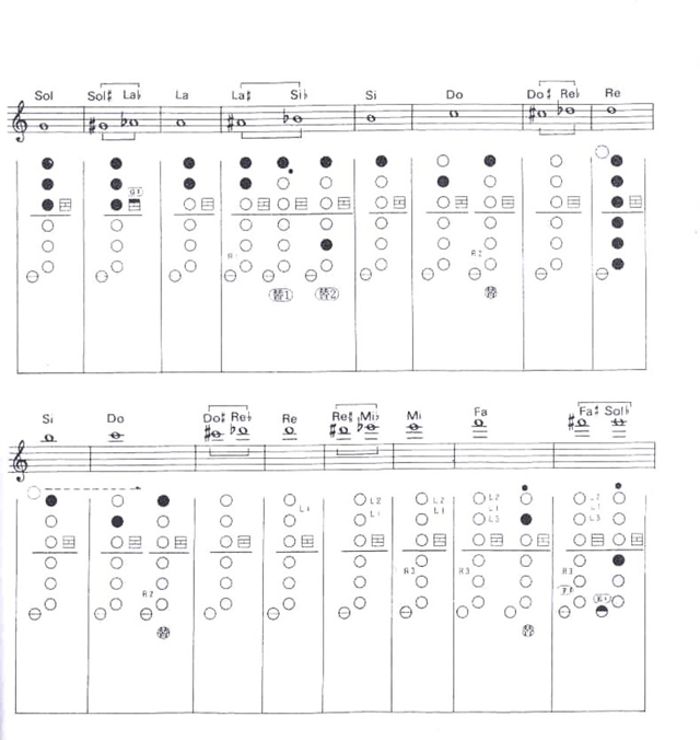 全音域指法表（2）